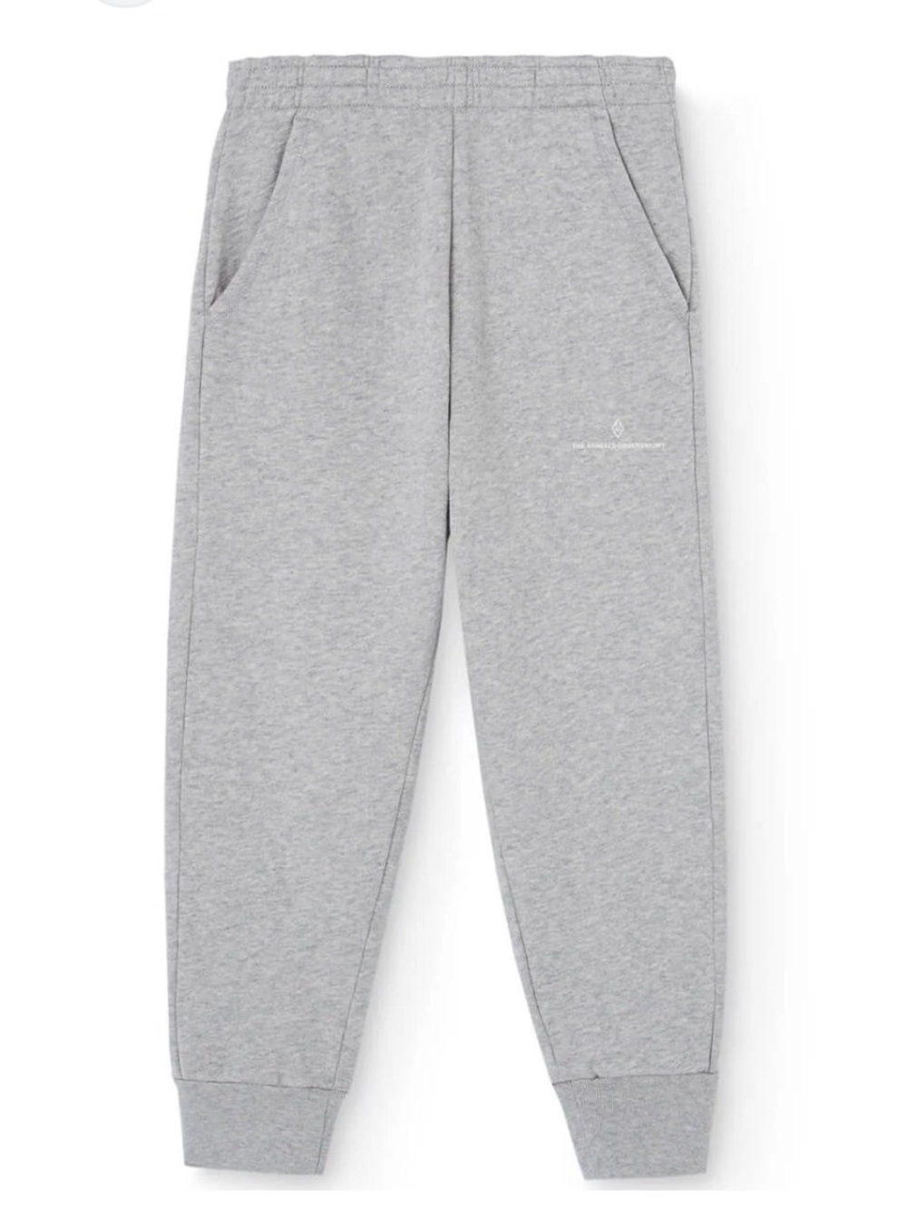 THE ANIMALS OBSERVATORY Kids' Grey Fleece Jogger Pants